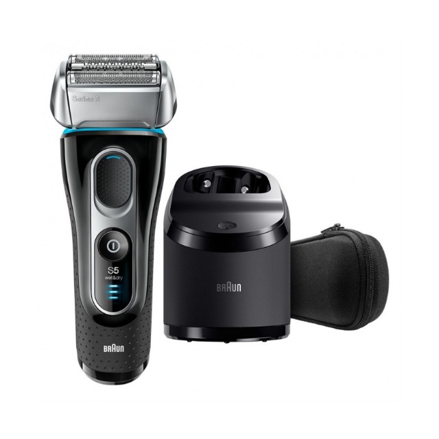 Braun Wet & Dry Electric Foil Shaver With Travel Case - Series 5 5195cc ...