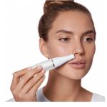 ⁦ماكينة إزالة شعر الوجه مع فرشاة تنظيف من براون، أبيض - Face 831⁩ - الصورة ⁦4⁩