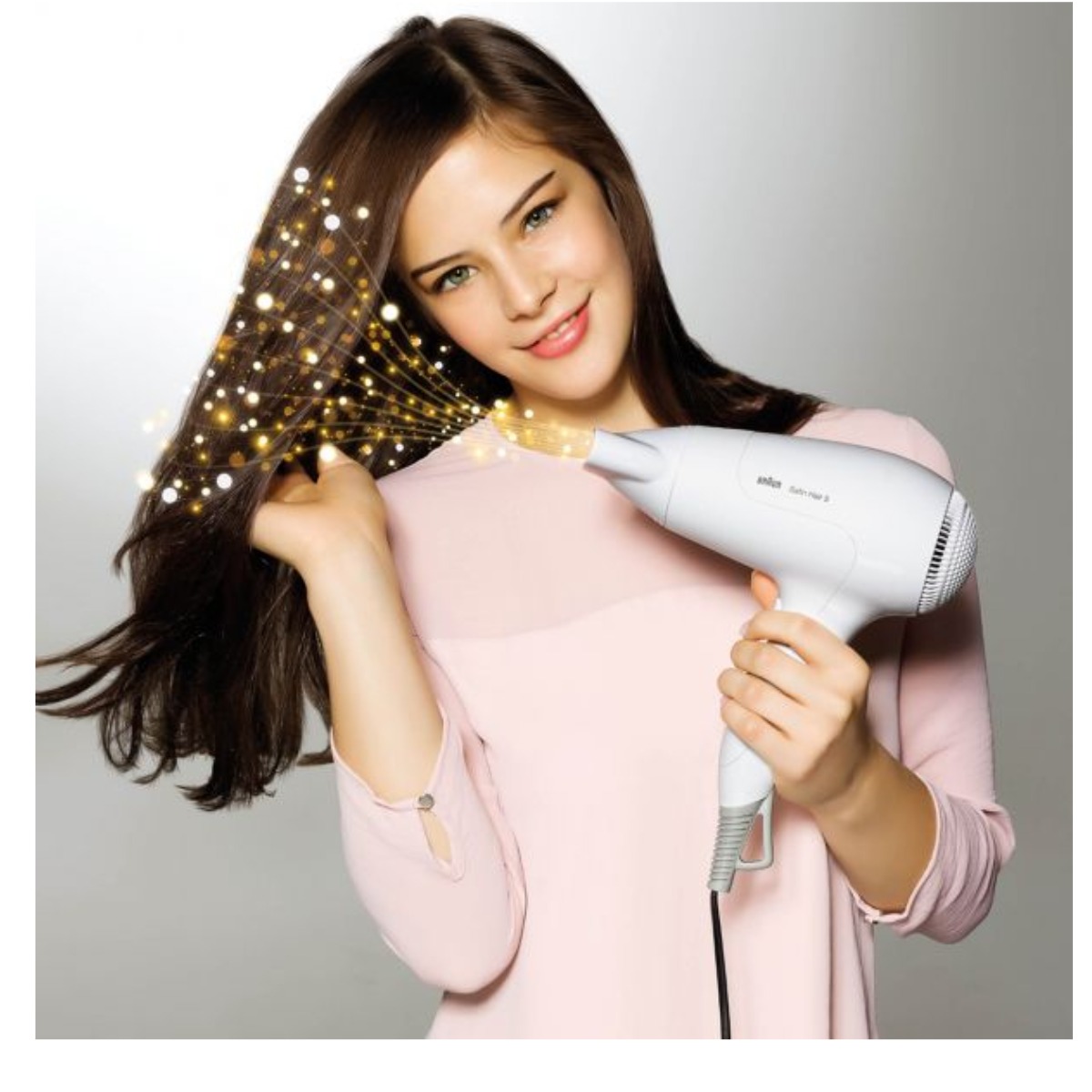Braun Satin Hair 3 Hair Dryer With Ionic Function, White - HD380 - Cairo  Mega Store