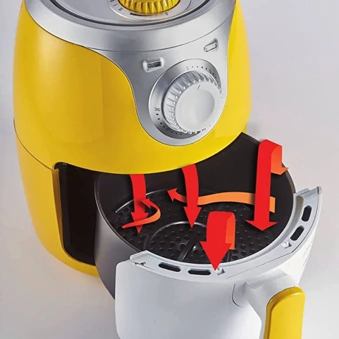 ARIETE AIR FRYER MINI 1L 1000 WATT YELLOW A-4615 - Cairo