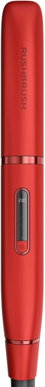 Rush Brush X1 Lite Hair Straightener-Red - Image 3