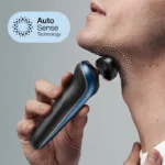 Braun Series 6 61-B7500cc Wet & Dry shaver with SmartCare center and 1 attachment, blue. - Image 5