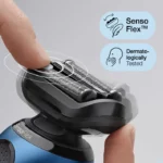 Braun Series 6 61-B7500cc Wet & Dry shaver with SmartCare center and 1 attachment, blue. - Image 6