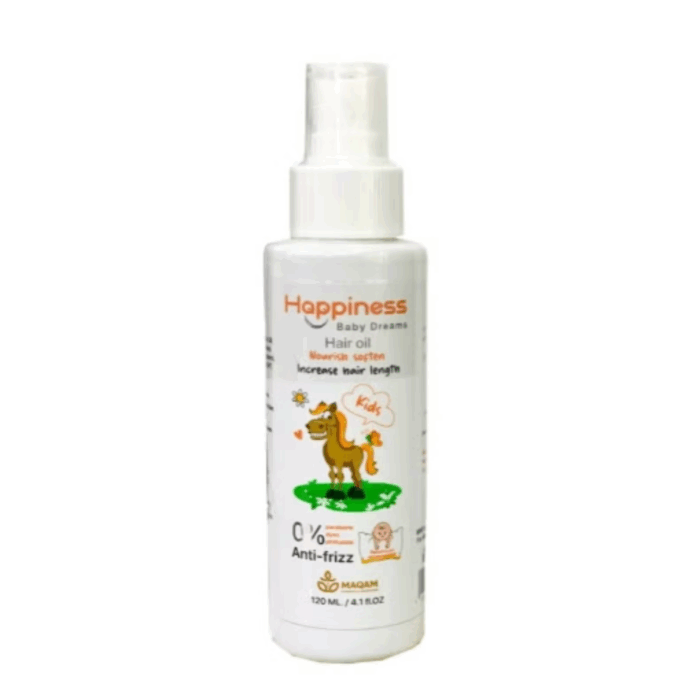 Happiness baby Hair Oil with Natural Oils 120 ml - Image 1