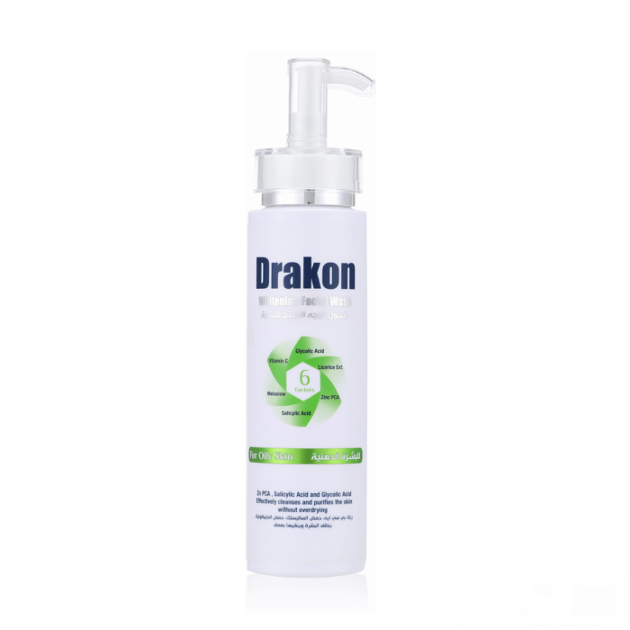 Drakon Whitening Facial Wash For Oily Skin – 200ml - Image 1