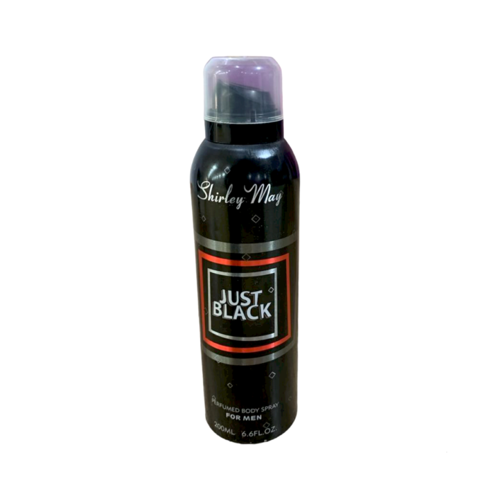 SHIRLEY MAY JUST BLACK DEO 200ML - Image 1