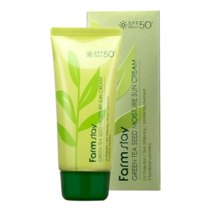 Farmstay Green Tea Seed Moisturizing Sunscreen Cream 70g