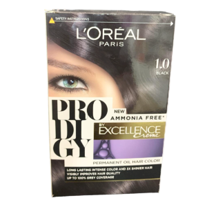 L'Oreal Paris Pro DG 1.0 Permanent Oil Hair Dye Black, Ammonia-Free