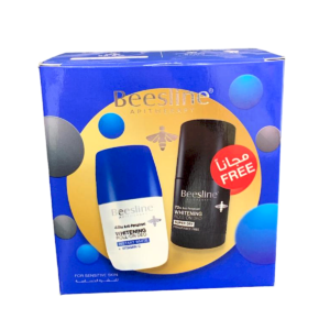 Beesline Whitening Roll-On Deodorant - Instant White Vit C 48H + Super Dry 72hr 1+1