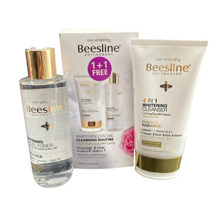 Beesline Whitening Lotion 4 In 1 For Combination And Oily Skin 150ml + Beesline Whitening Face Toner - Image 1