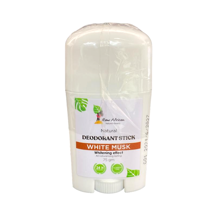 Raw African White Musk Deodorant 75 gm - Image 1