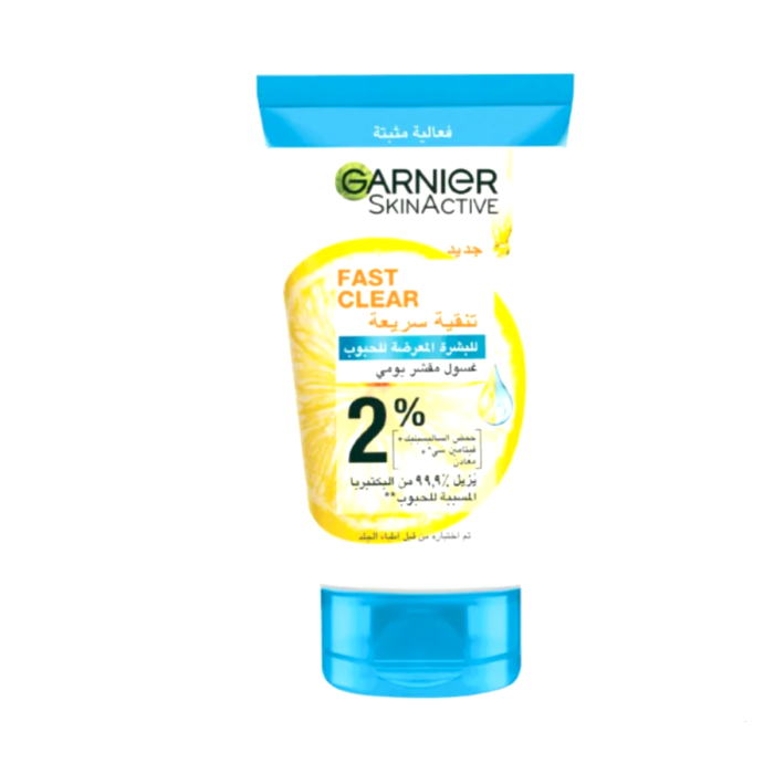 Garnier Fast Clear Daily Exfoliating Wash 150 ml - Image 1