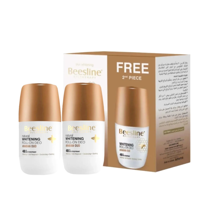 Beesline Whitening Roll On Deodorant - Arabian Oud 1+1 - Image 1