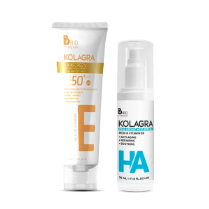 Kolagra | Hyaluronic Acid Serum | 30ml + Sun Screen Gel Cream | 50ml