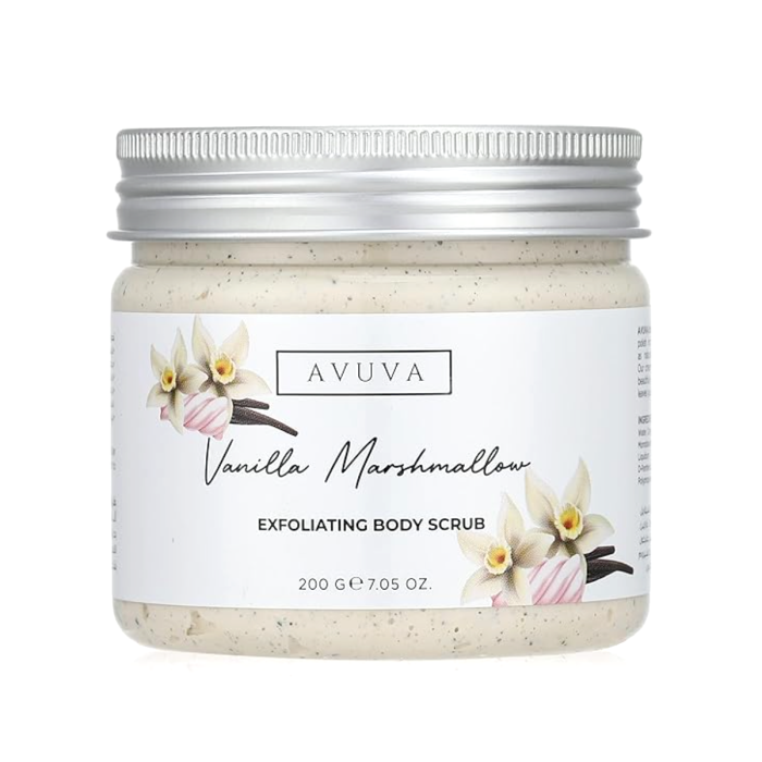 Avuva Vanilla Marshmallow Body Scrub - 200g - Image 1
