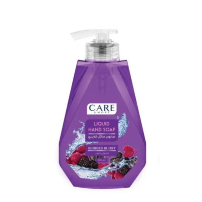 Care & More Liquid Hand Soap Raspberry Fresh - Image 1