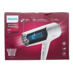 Philips Hair Dryer 2100 Watt White/Metallic BHD500 - Image 4