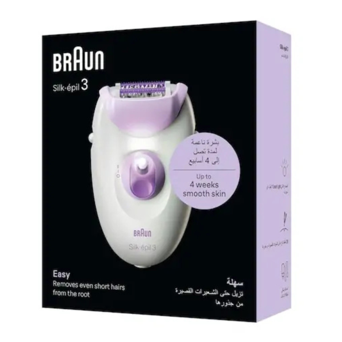 Braun Silk-épil 3 3000 Epilator Soft Perfection with Massaging Rollers Head - Image 2