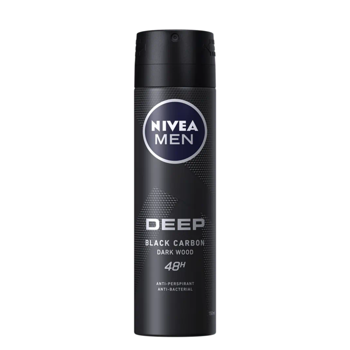 Nivea men deep black carbon deodorant - Image 1