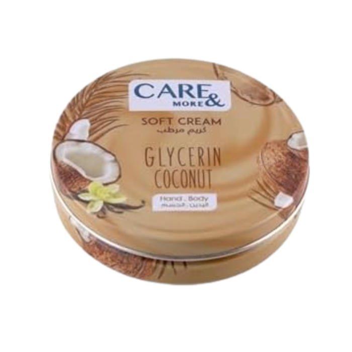 Care & More Soft Coconut Glycerin soft Cream 75ml - Image 1