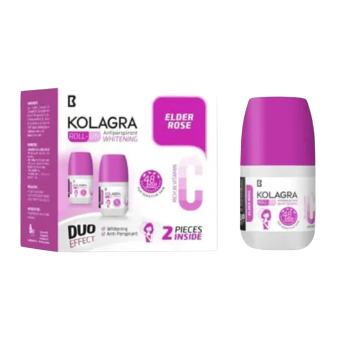Kolagra whitening Roll on Elder Rose 1+1 - Image 1