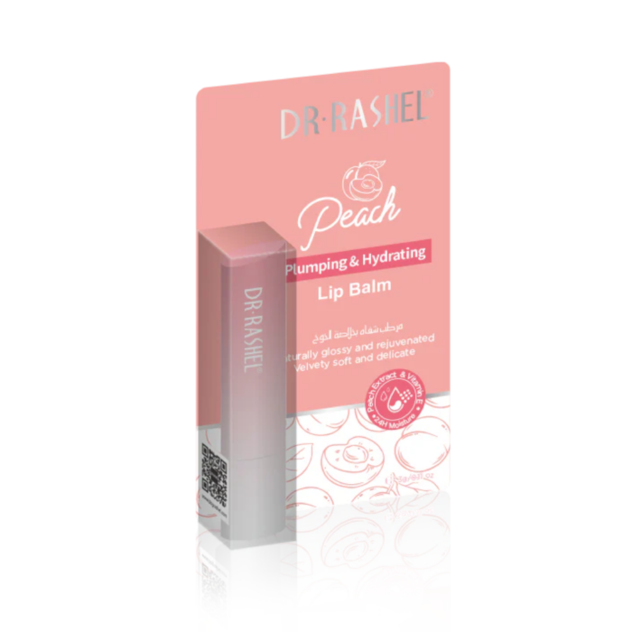Dr Rashel Peach plumping & hydrating lip balm - Image 1