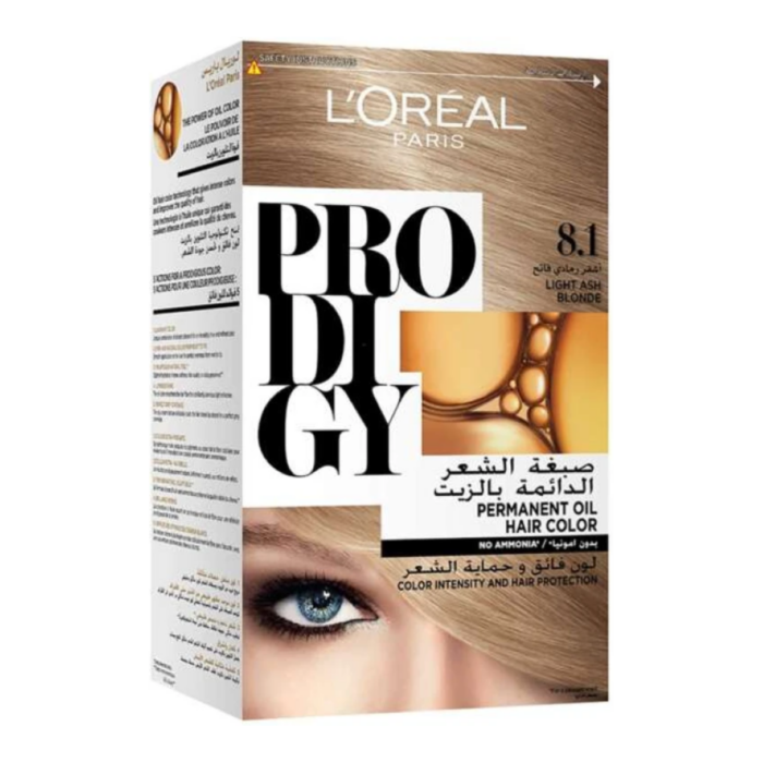 ⁦L’Oreal Paris Prodigy hair color – 8.1 light ash blonde⁩ - الصورة ⁦1⁩