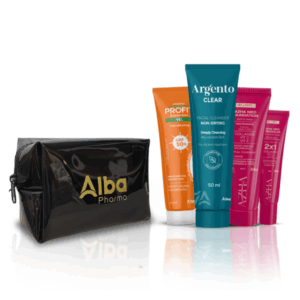 Alba Pharma bag (azha foundation - concealer - argento cleanser - profit sunscreen)