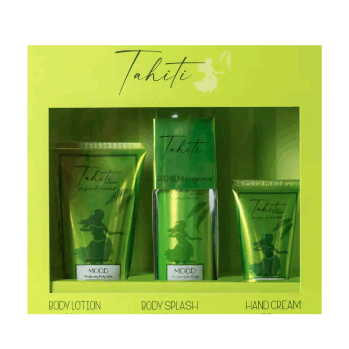 Mood Tahiti set (body lotion + body splash + hand cream) - Image 1