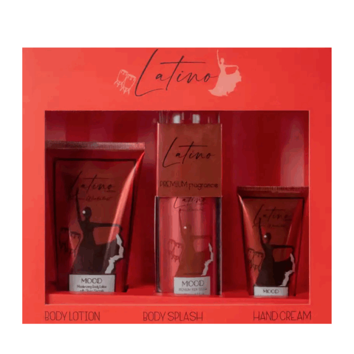 Mood Latina set (body lotion + body splash + hand cream) - Image 1