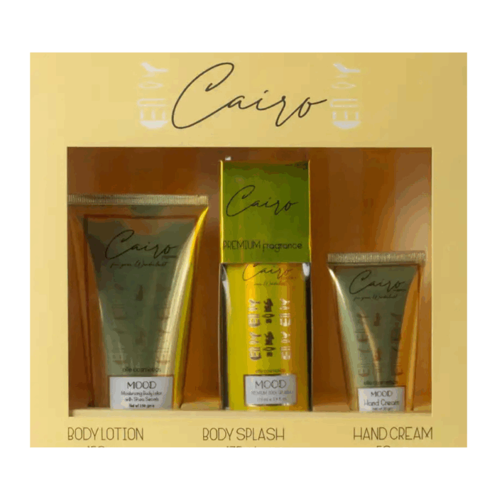 Mood Cairo set (body lotion + body splash + hand cream) - Image 1