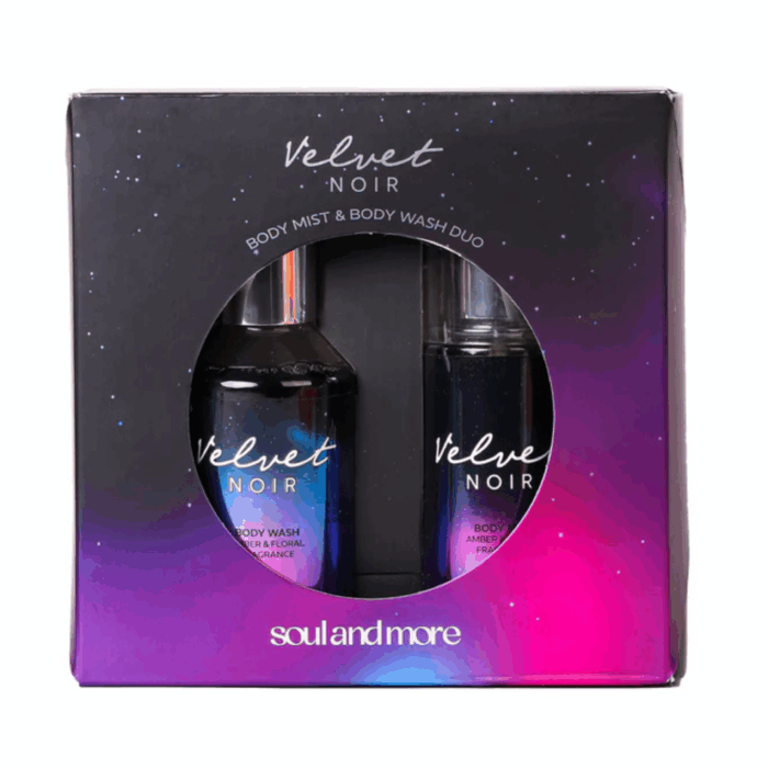 Soul and more Velvet Noir set of 2 (body mist & shower gel) - Image 1