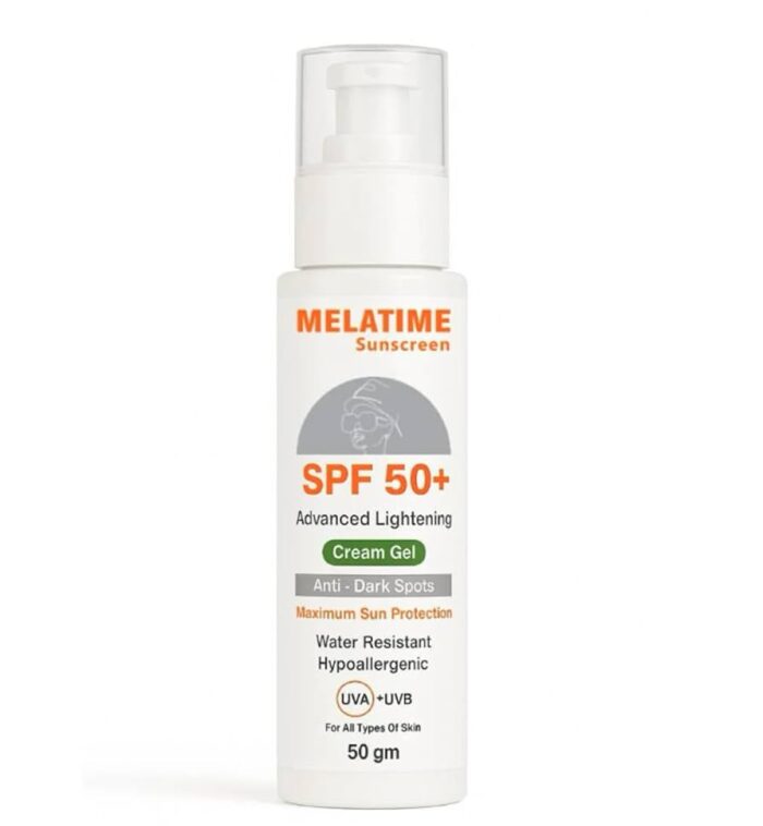 MELATIME Sunscreen cream Extra Lighting 50gm - Image 1