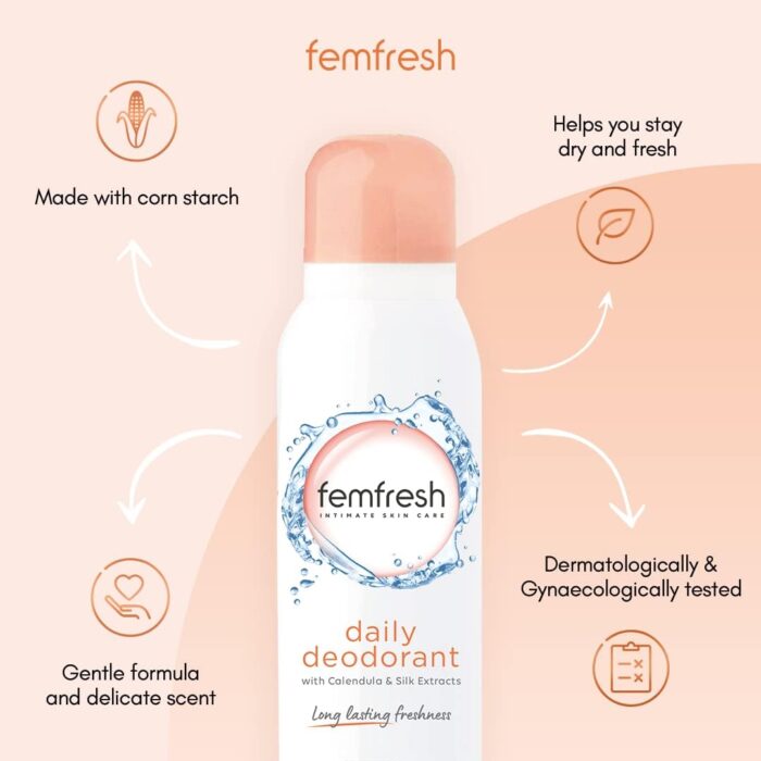 Femfresh daily freshness deodorant intime 250 ml - Image 2