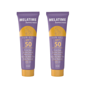 Melatime sunscreen gel SPF50 1+1