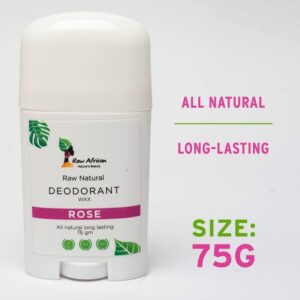 Raw African | Natural Deodorant | Rose | 75gm